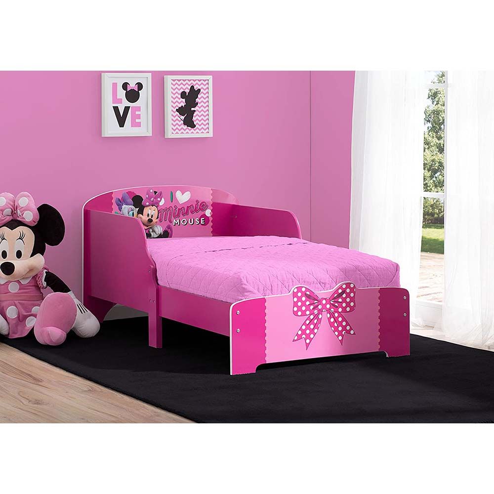 Delta Children - Kids' Wooden Bed - Disney Minnie