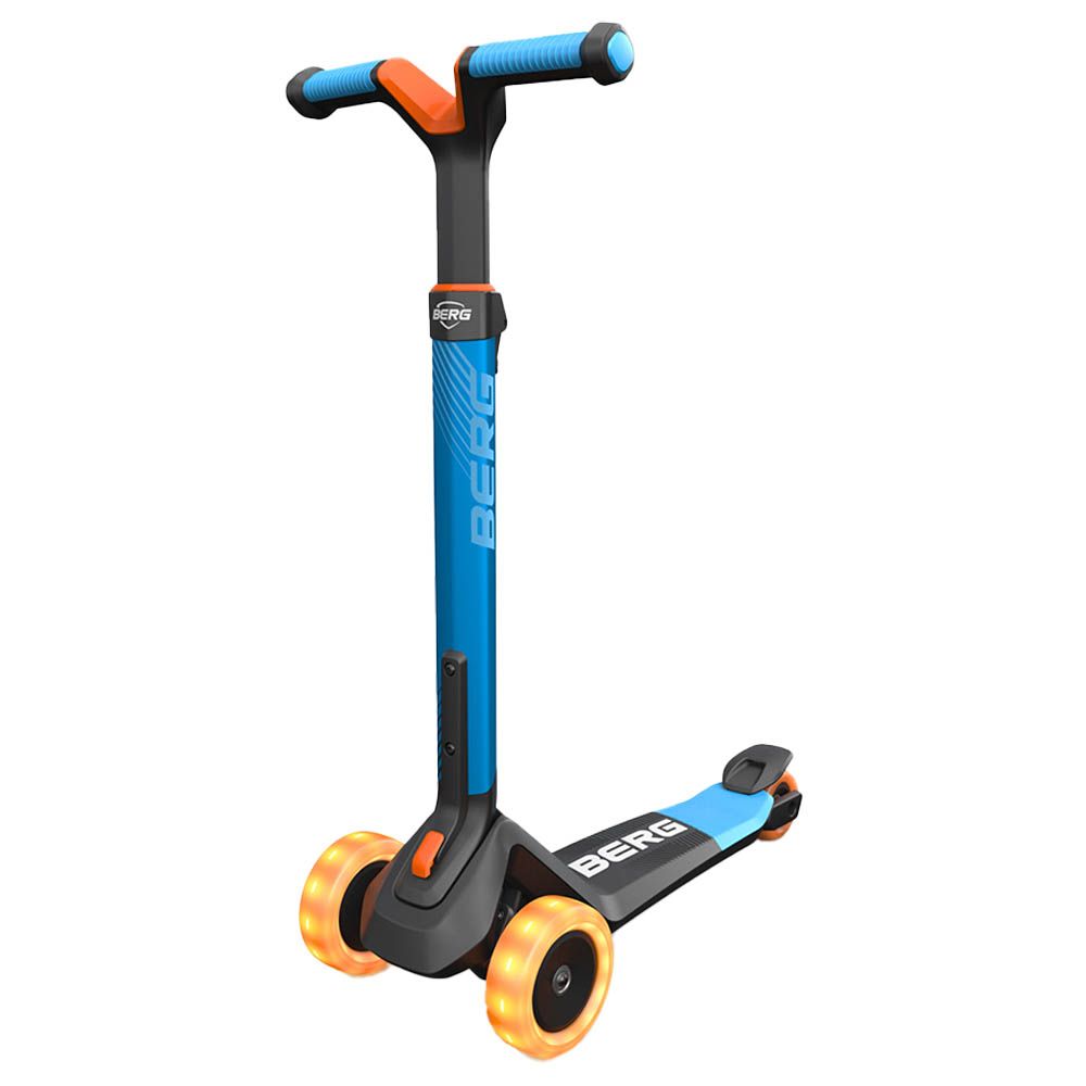 Berg - Nexo Foldable Lights LED-deck Scooter - Blue