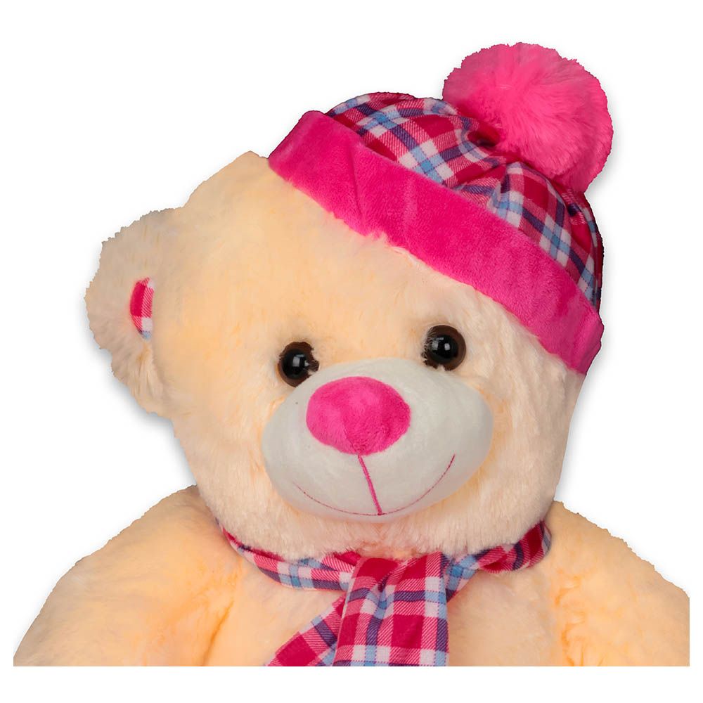 Cuddles - Checks Bear Plush - 14 Inch - Style May Vary