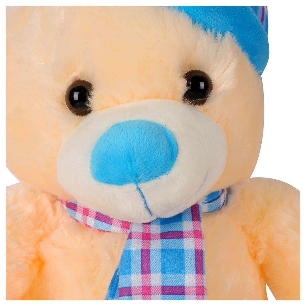 Cuddles - Checks Bear Plush - 14 Inch - Style May Vary