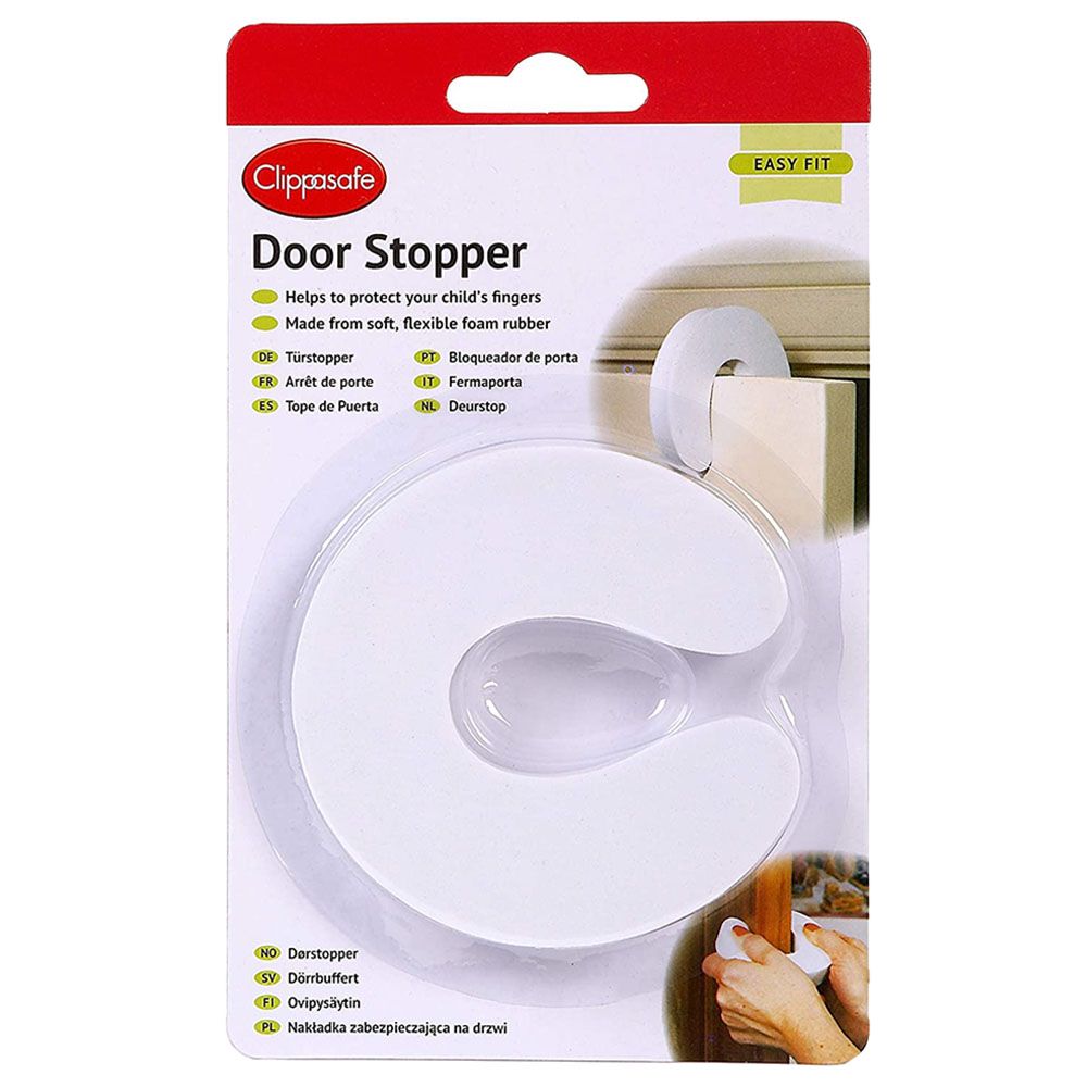 Clippasafe - Door Stopper - White