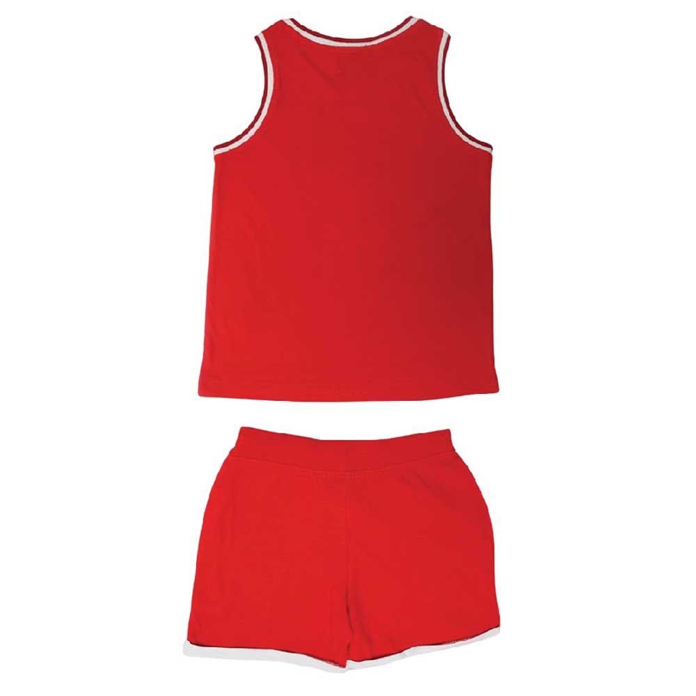 Aiko - Kids Sporty T-Shirt & Shorts - Red