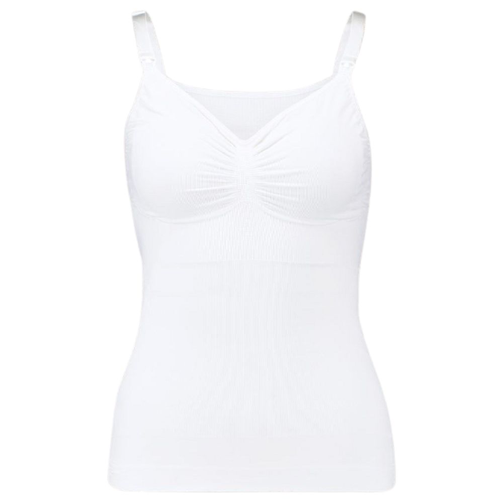 Carriwell - Seamless Nursing Compression Control Camisole - White