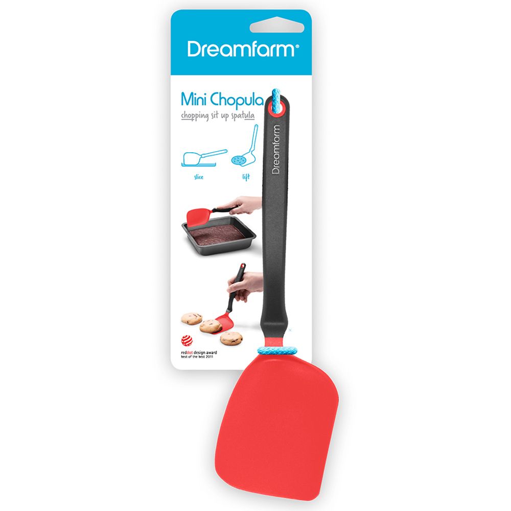 Dreamfarm - Mini Chopula Flexible Chopping Sit Up Spatula - Red