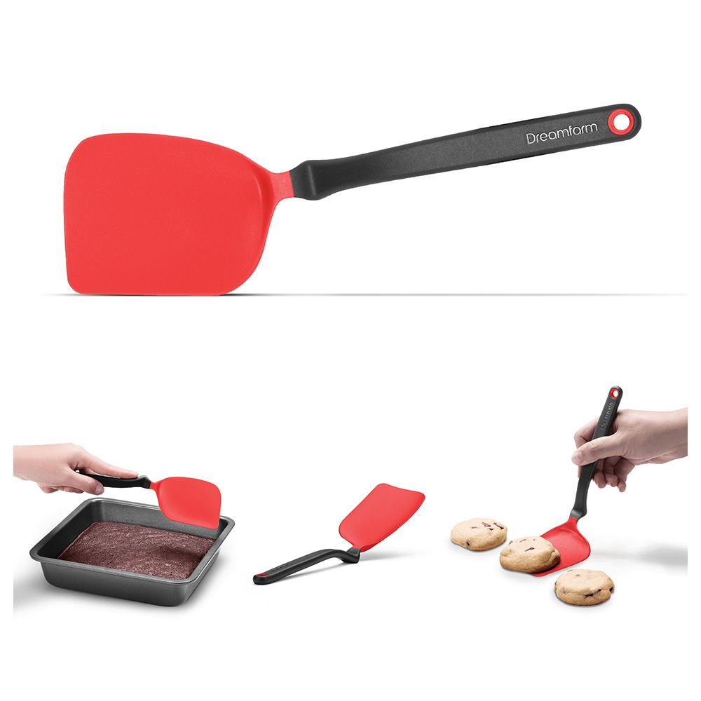 Dreamfarm - Mini Chopula Flexible Chopping Sit Up Spatula - Red