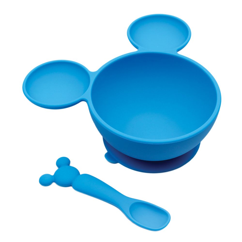 Bumkins - Mickey Mouse Blue First Feeding Set