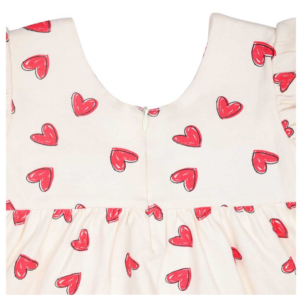 Aiko - Infants Trendy Dress W/Heart Print