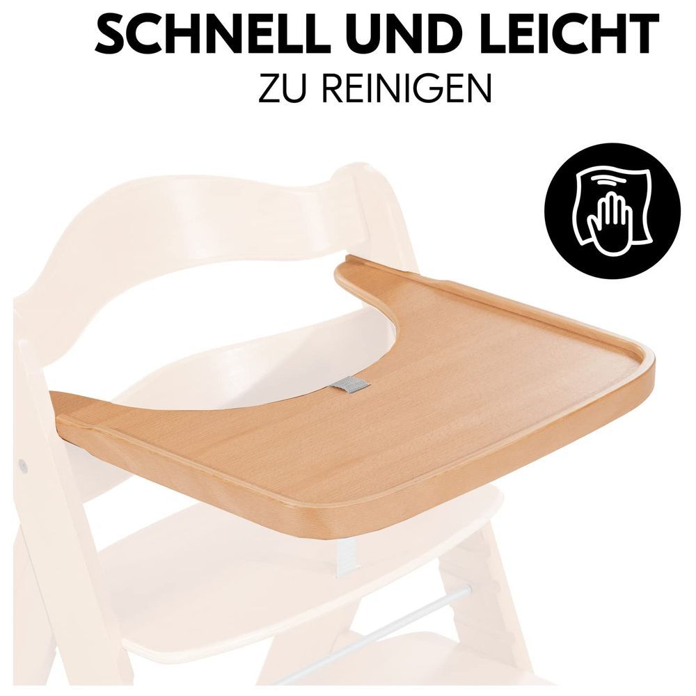 Hauck - Alpha Wooden Tray For Alpha+ Highchair - Natural