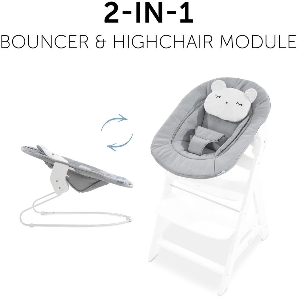 Hauck - 2-in-1 Alpha Bouncer - Light Grey