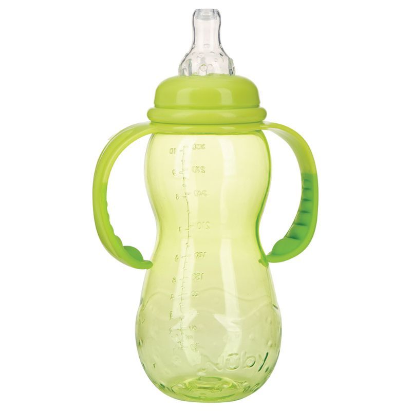 Nuby - Training bottle With Standard Neck 320ml- Green