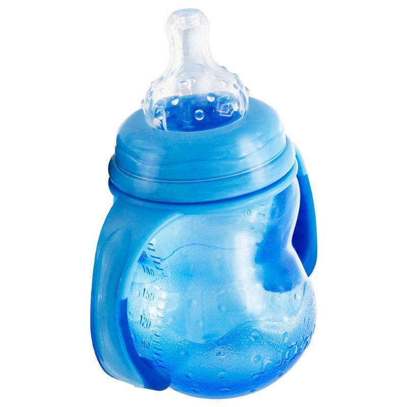 Nuby - Training Bottle With Wide Neck - 240ml ,Blue