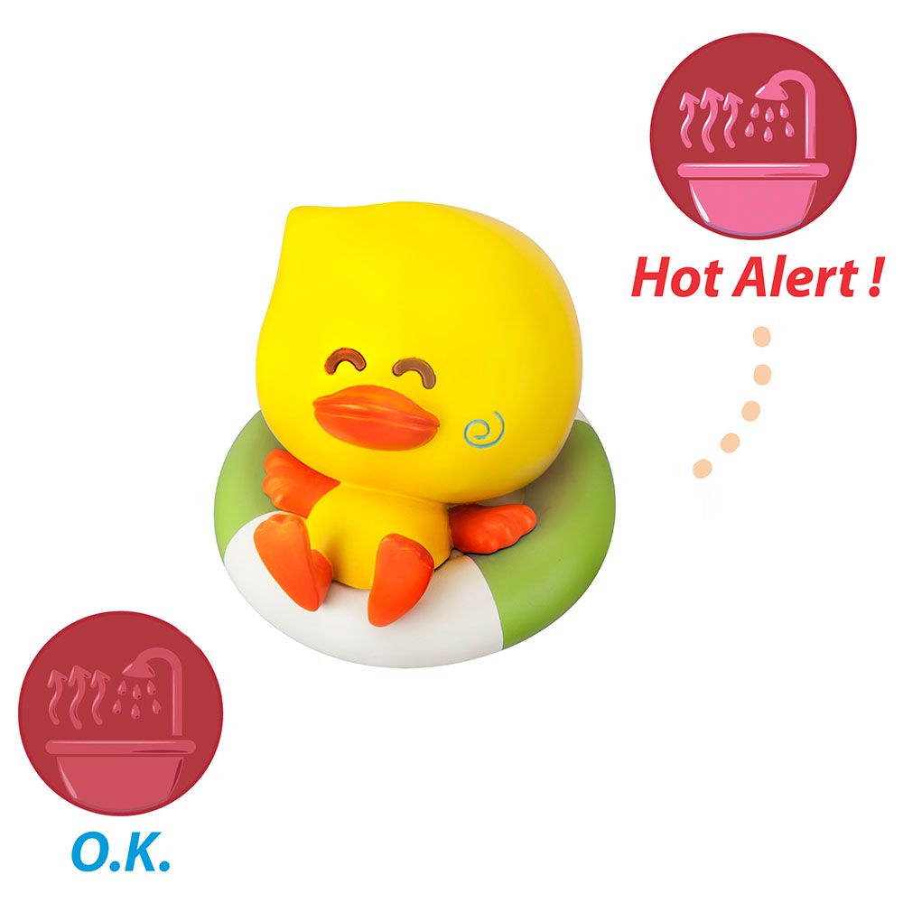 Infantino - Bath Duck Squirt & Temperature Tester - Yellow