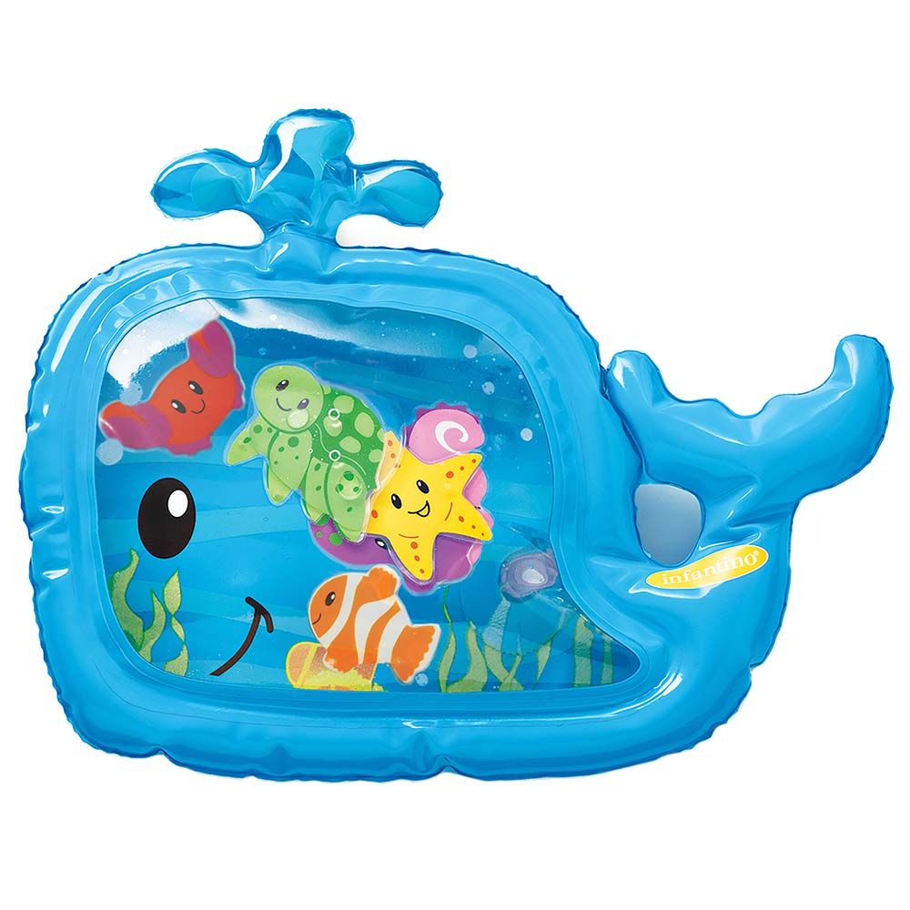 Infantino - Sensory Whale Pat & Play Water Mat - Blue (Exclusive)