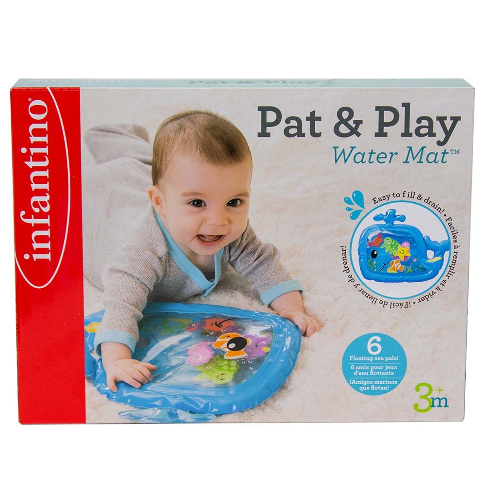 Infantino - Sensory Whale Pat & Play Water Mat - Blue (Exclusive)