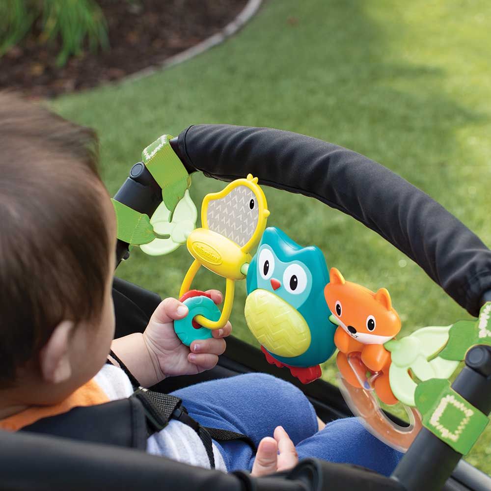 Infantino - Spin & Sing Travel Bar Activity Toy