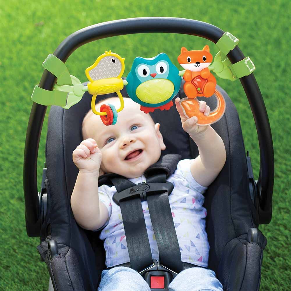 Infantino - Spin & Sing Travel Bar Activity Toy