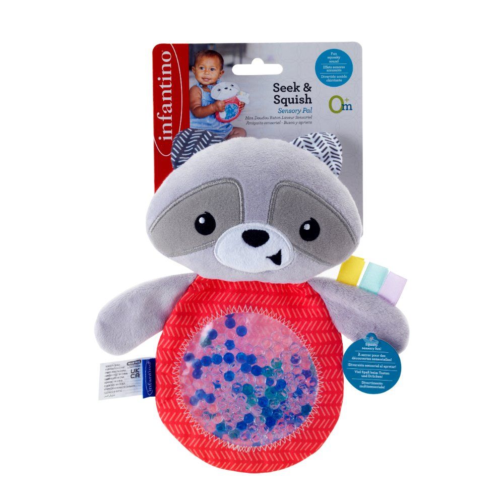 Infantino - Seek & Squish Gel Pouch Pal Toy For Baby