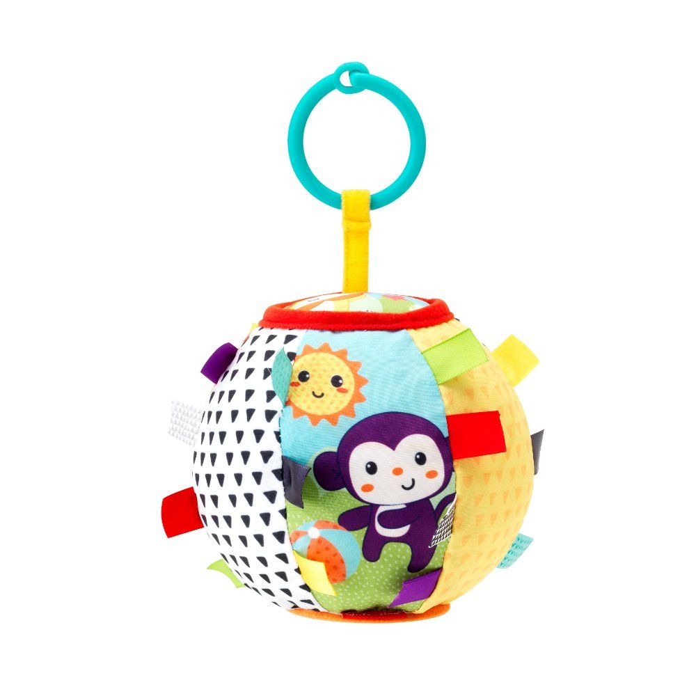 Infantino - Sensory Ribbon & Chime Ball Toy For Baby