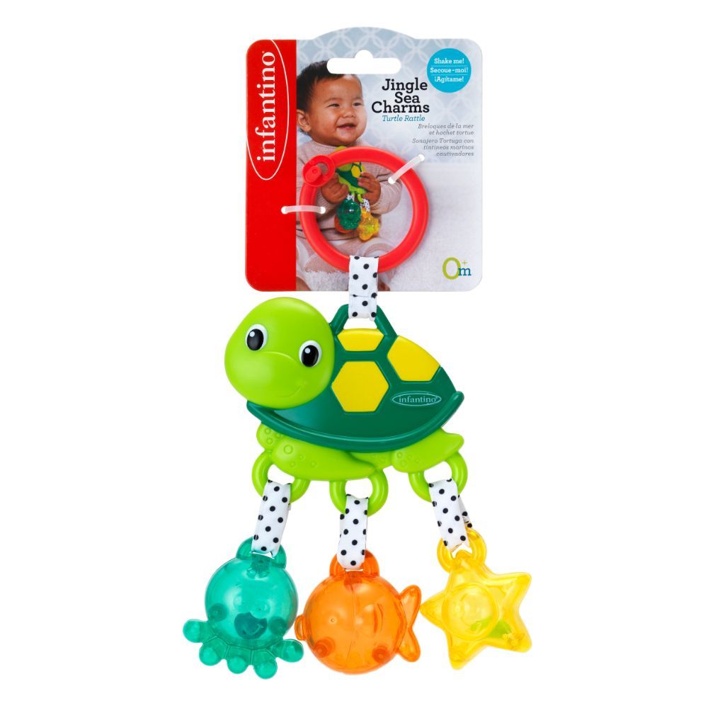 Infantino - Jingle Sea Charms Turtle - Color May Vary