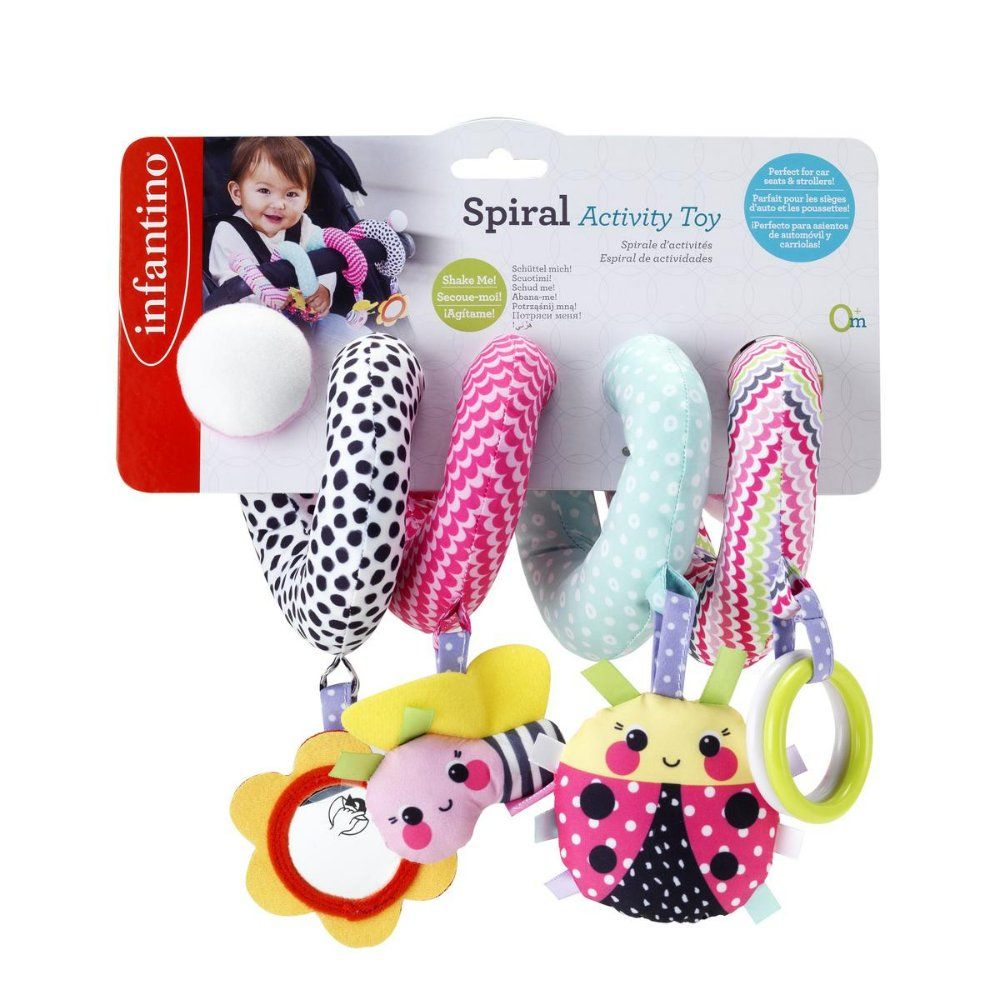 Infantino - Spiral Activity Toy For Baby - Pink