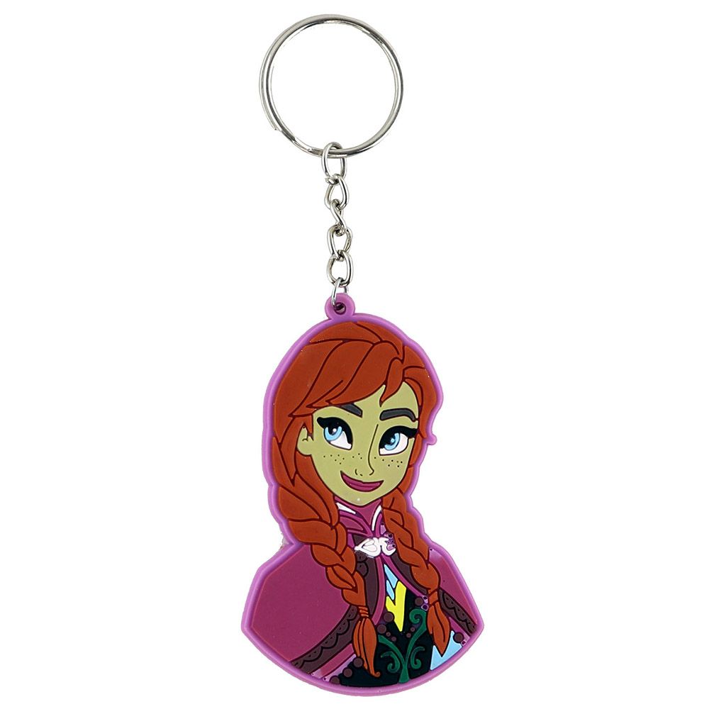 Disney - Frozen Rubber Key Ring - Purple