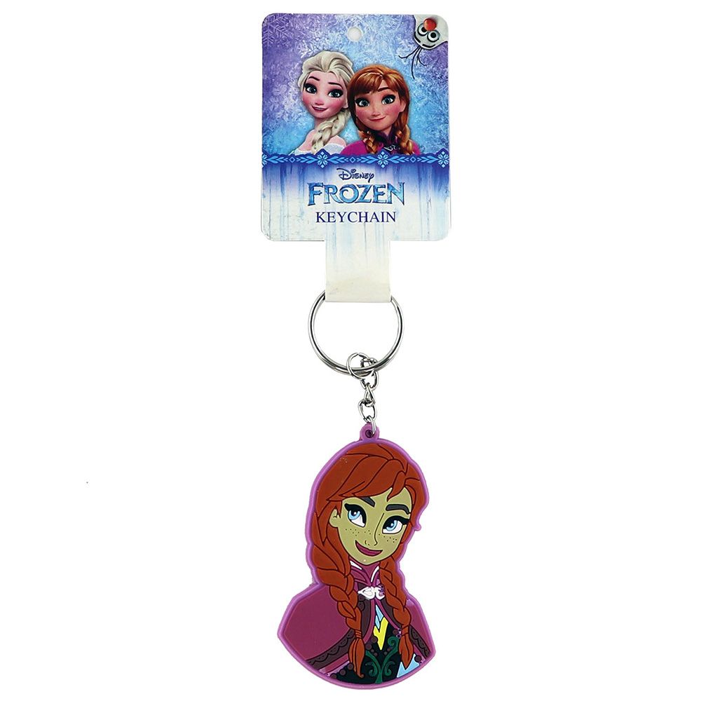 Disney - Frozen Rubber Key Ring - Purple