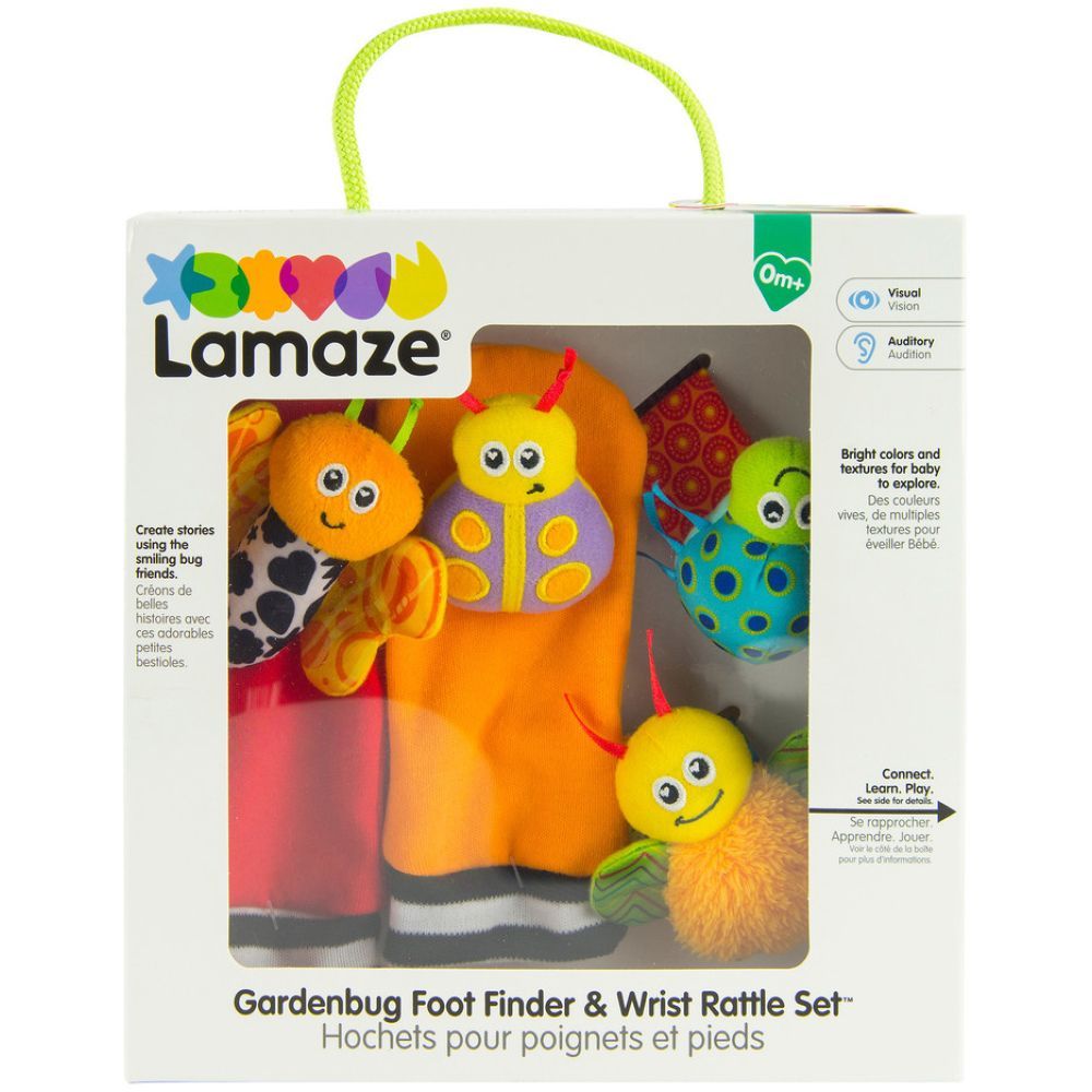 Lamaze - Gardenbug Footfinder & Wrist Rattle Set