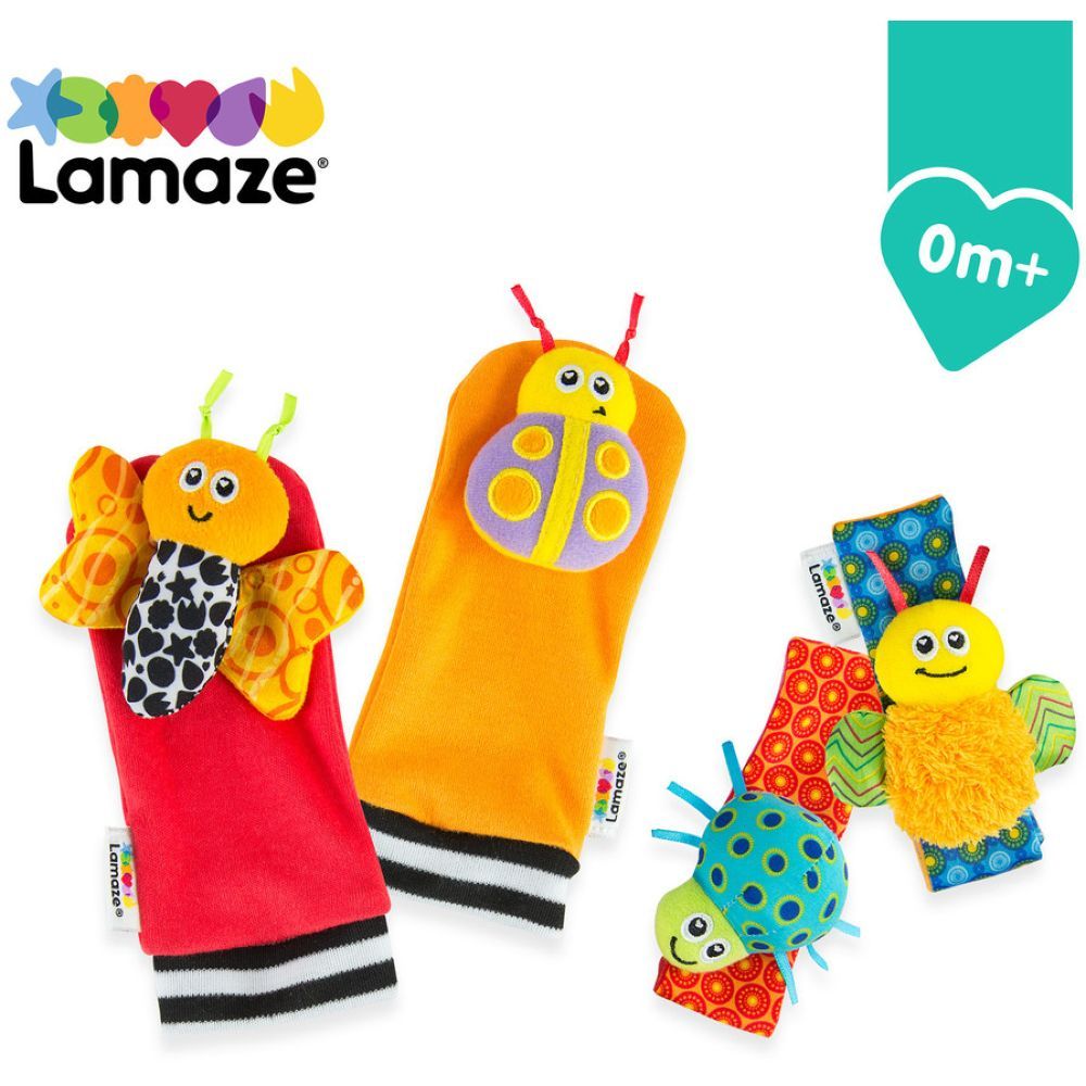 Lamaze - Gardenbug Footfinder & Wrist Rattle Set