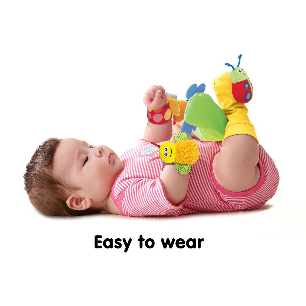 Lamaze - Gardenbug Footfinder & Wrist Rattle Set