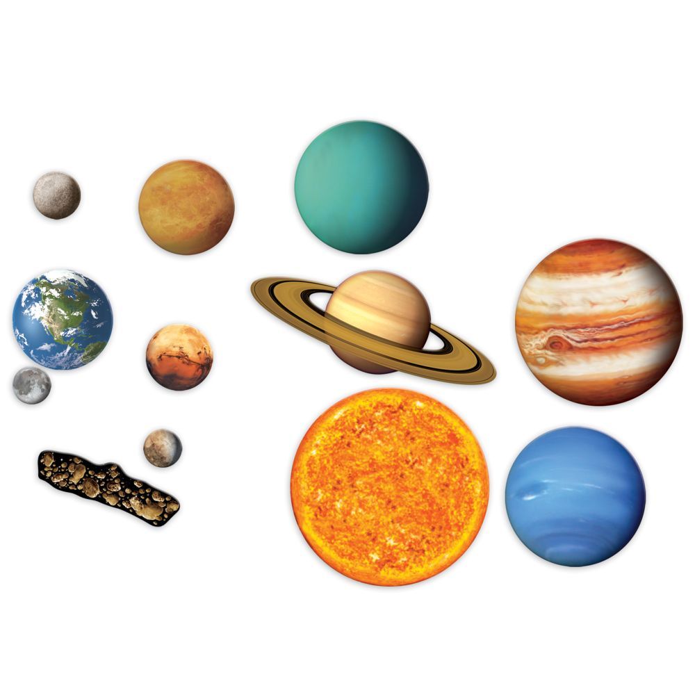 Learning Resources - Giant Magnetic Solar System - 12Pcs