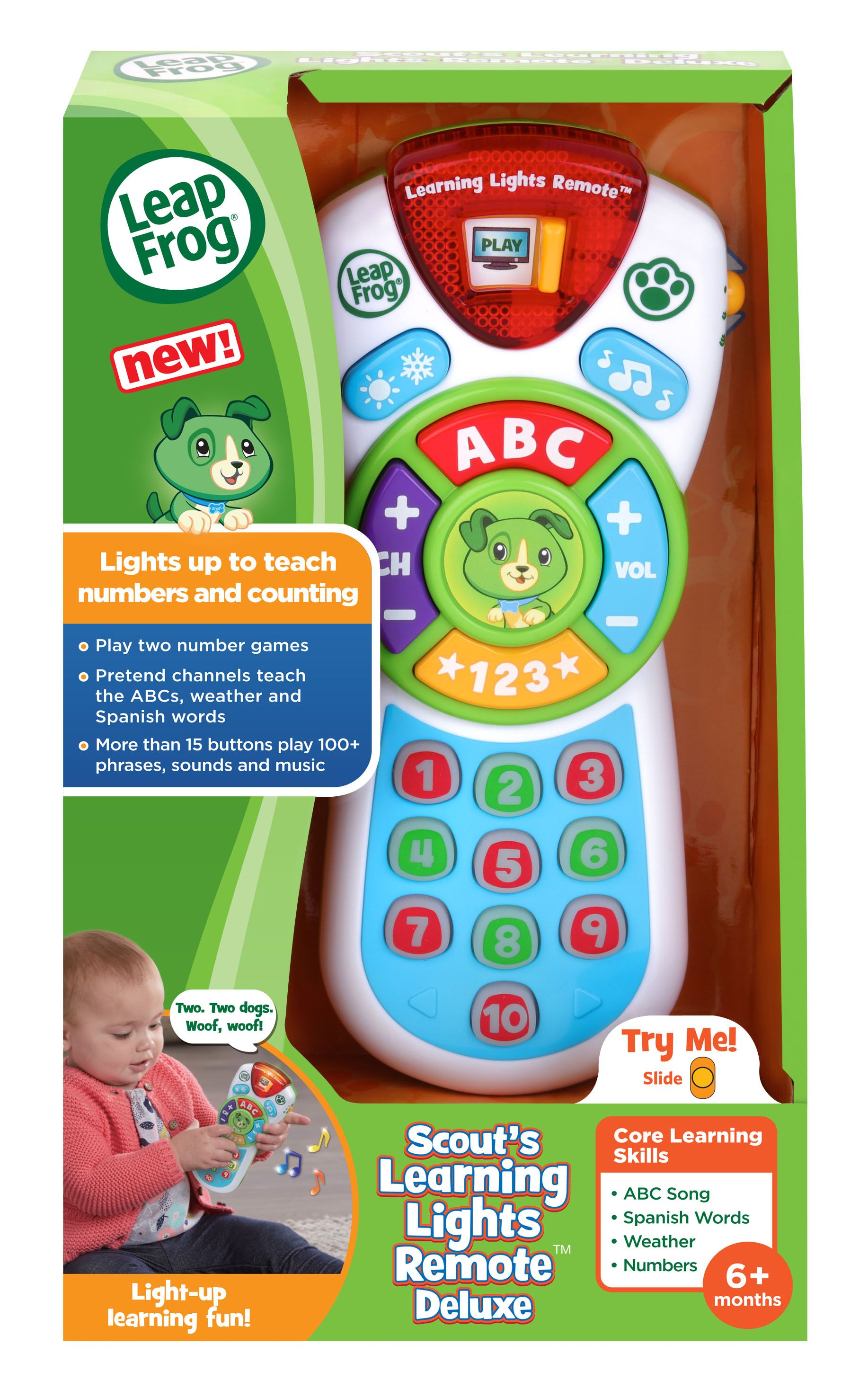 LeapFrog Scout's Learning Lights Remote Deluxe Toy