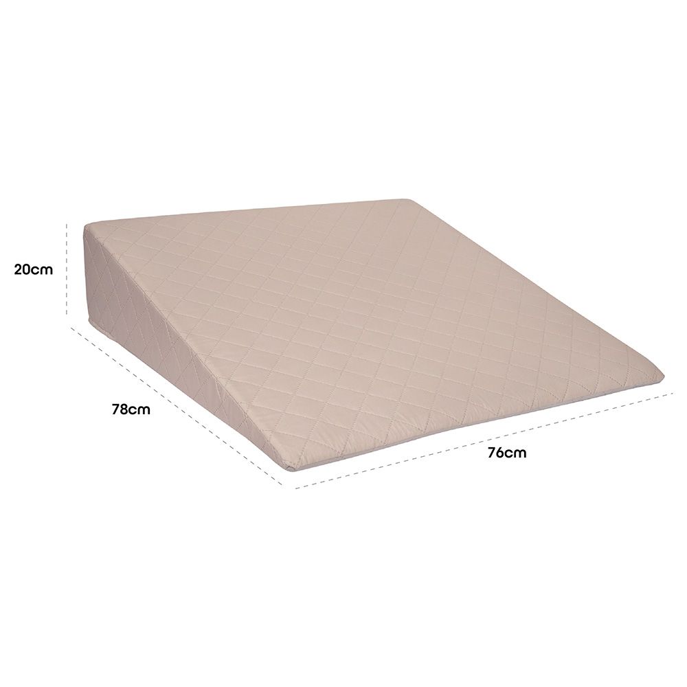 MOON - Wedge Pillow For Acid Reflux/Post Surgery/ Snoring Beige