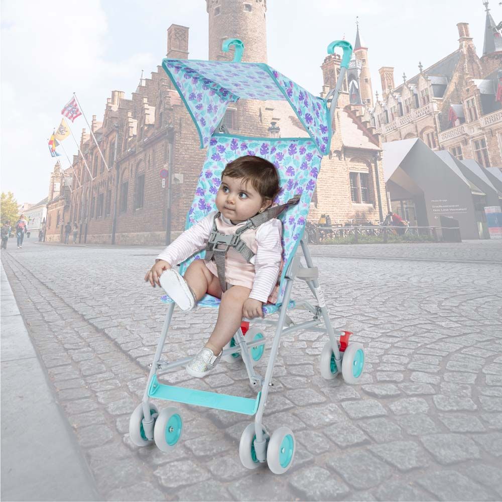 MOON - Jet-Light Weight/Compact Fold Buggy Stroller-Leaf