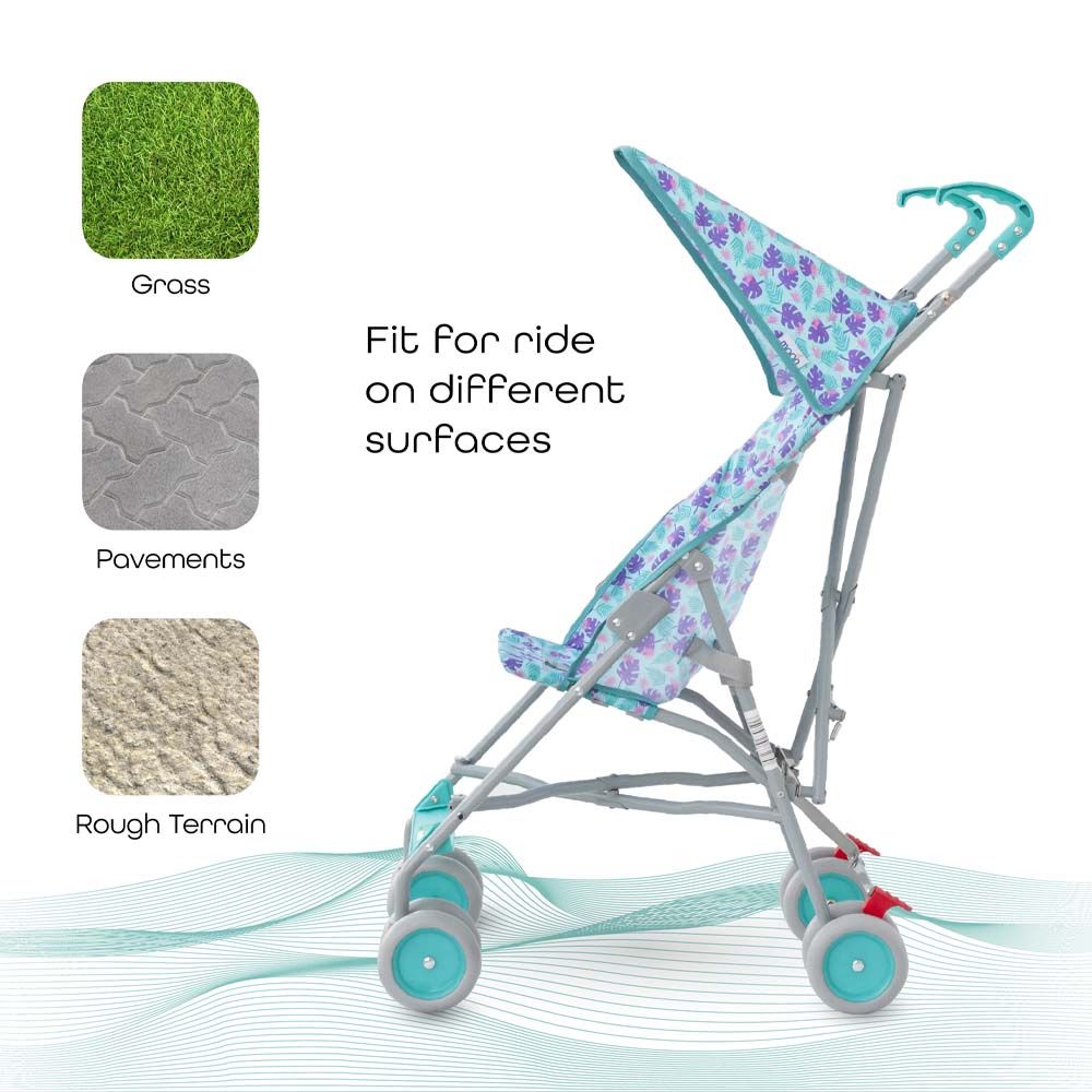 MOON - Jet-Light Weight/Compact Fold Buggy Stroller-Leaf