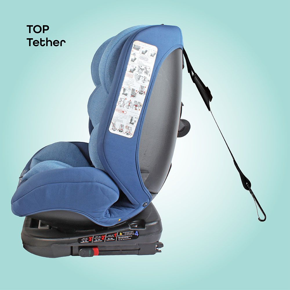 MOON - Rover Baby Car seat Group:0+/I/II/III - Blue