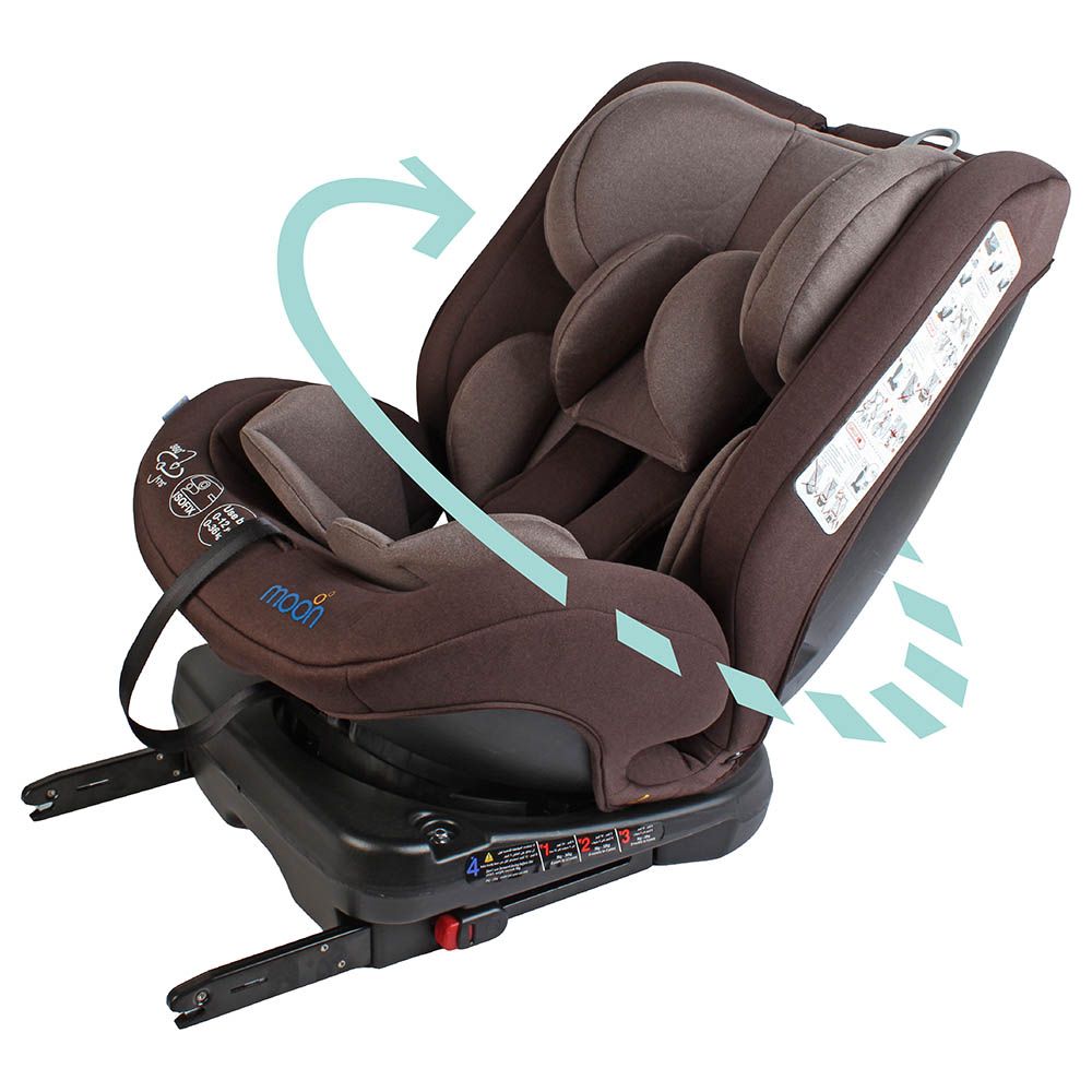 MOON - Rover Baby Car seat Group:0+/I/II/III - Brown