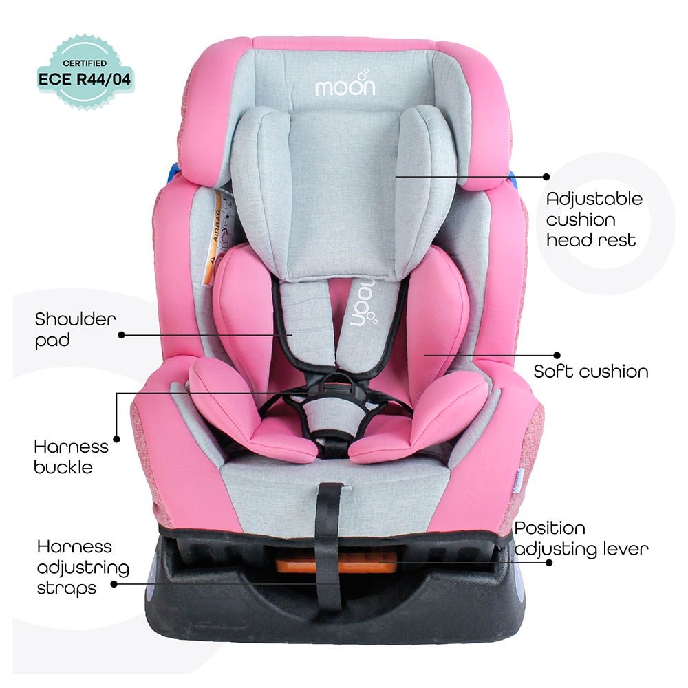 Moon - Sumo Baby/Infant Car Seat - Pink & Grey