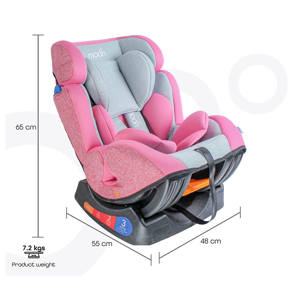 Moon - Sumo Baby/Infant Car Seat - Pink & Grey