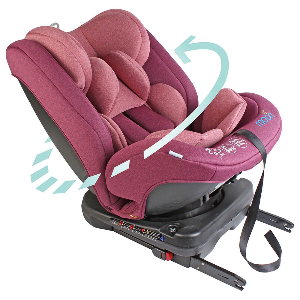 MOON - Rover Baby Car seat Group:0+/I/II/III - Pink