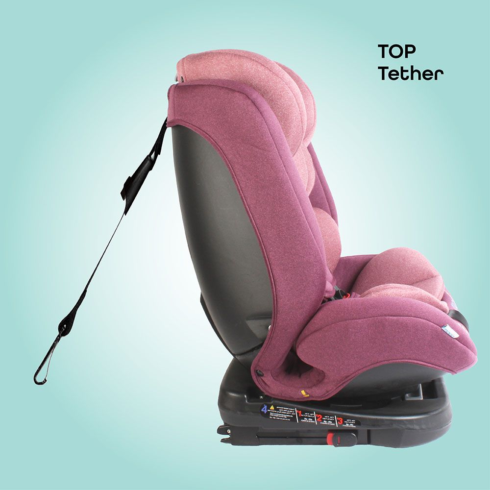 MOON - Rover Baby Car seat Group:0+/I/II/III - Pink