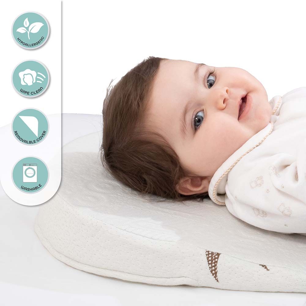 MOON - Universal Crib Wedge - Half Moon Bamboo Rayon