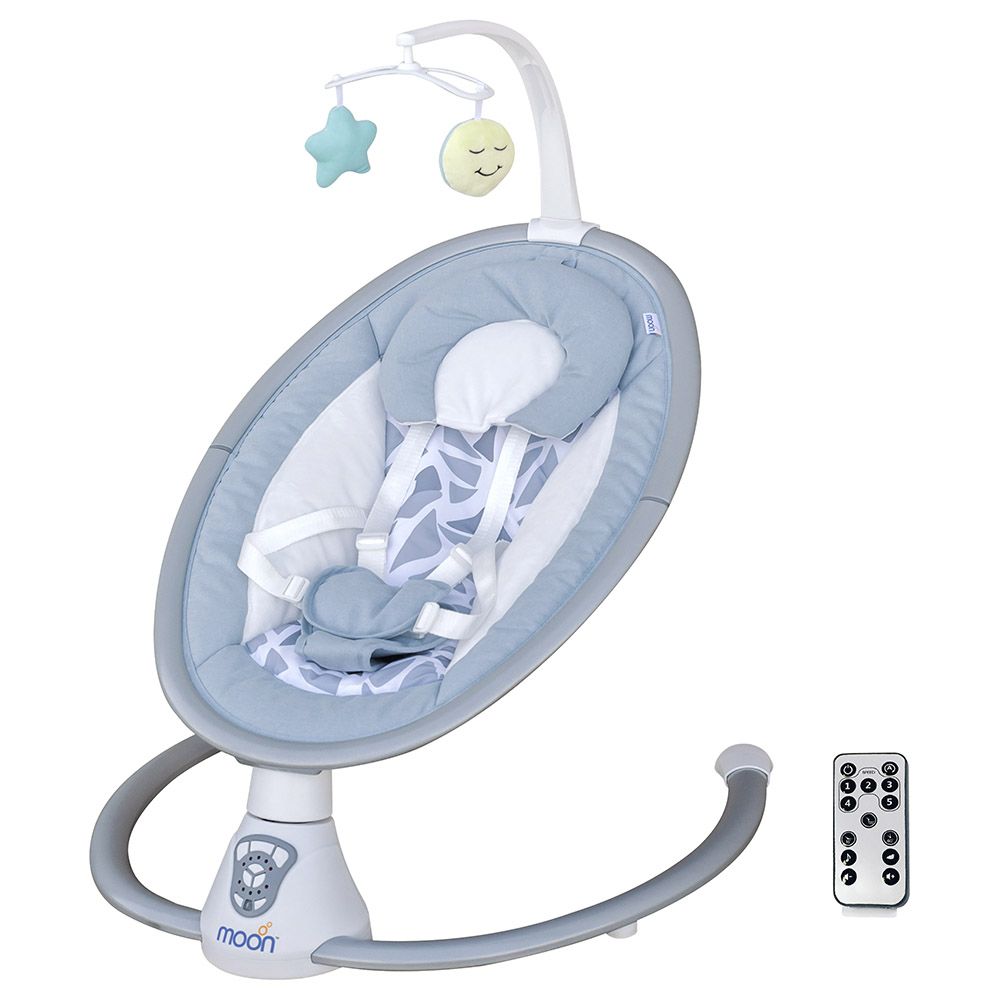 Moon - Musical Baby Electric Swing - Blue