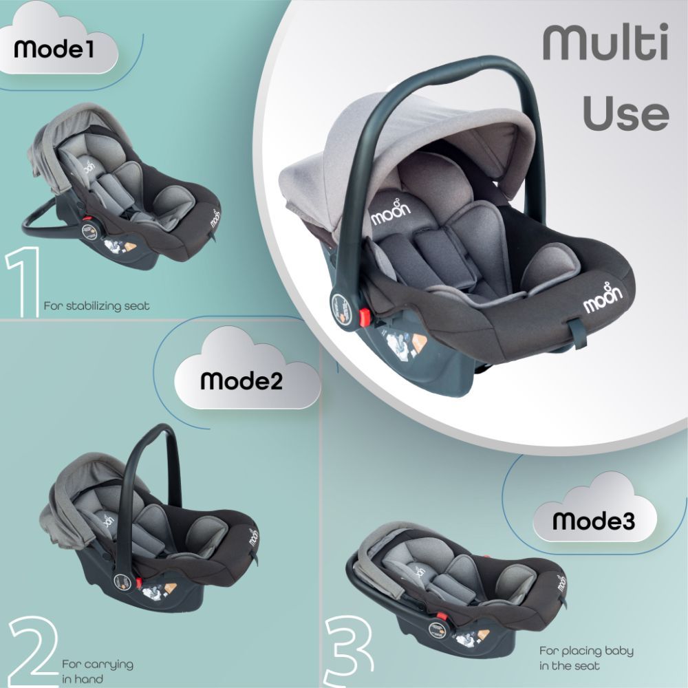 Moon - Bibo Baby Car Seat - Brown