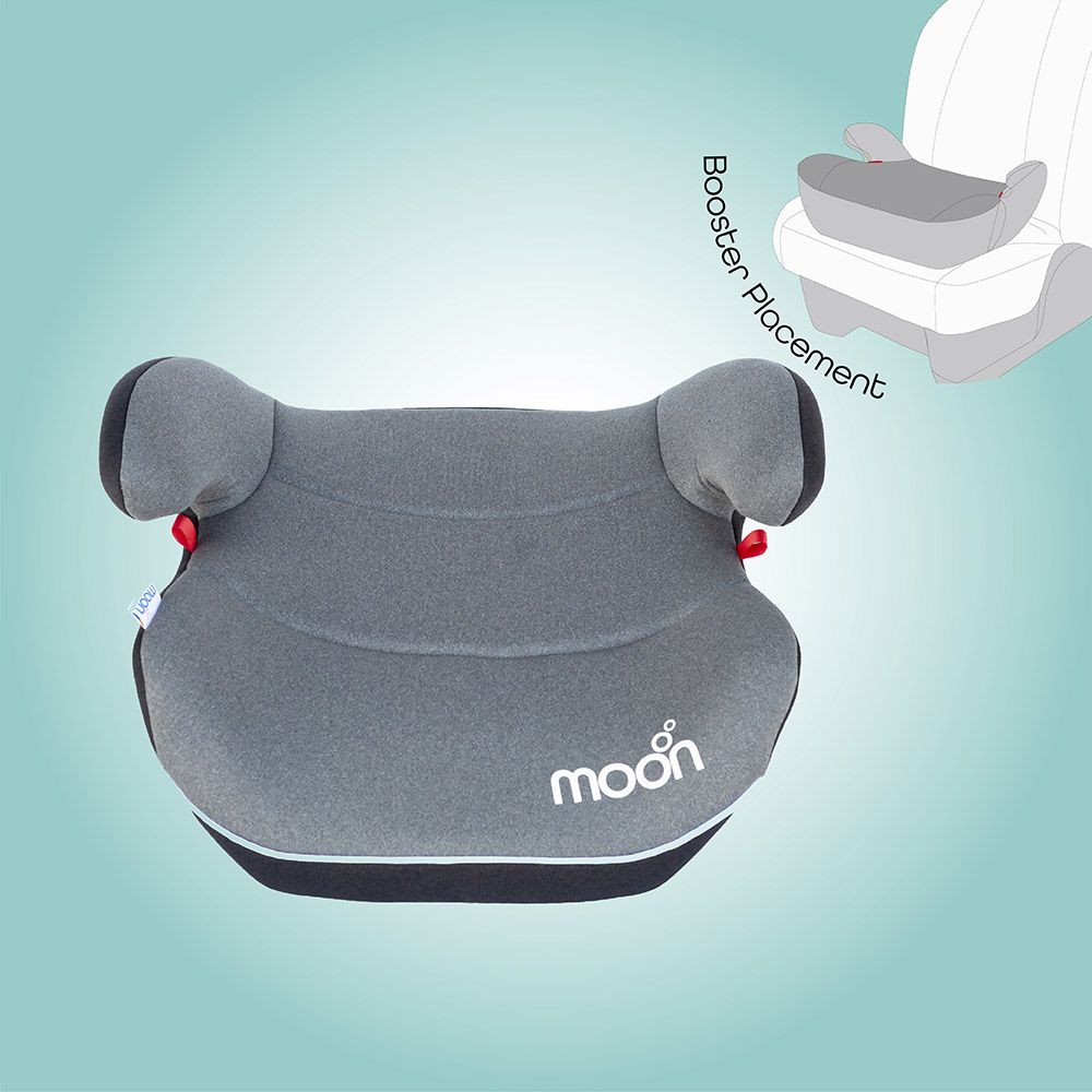 Moon - Kido Baby Booster Car Seat Group 2-3 - Grey