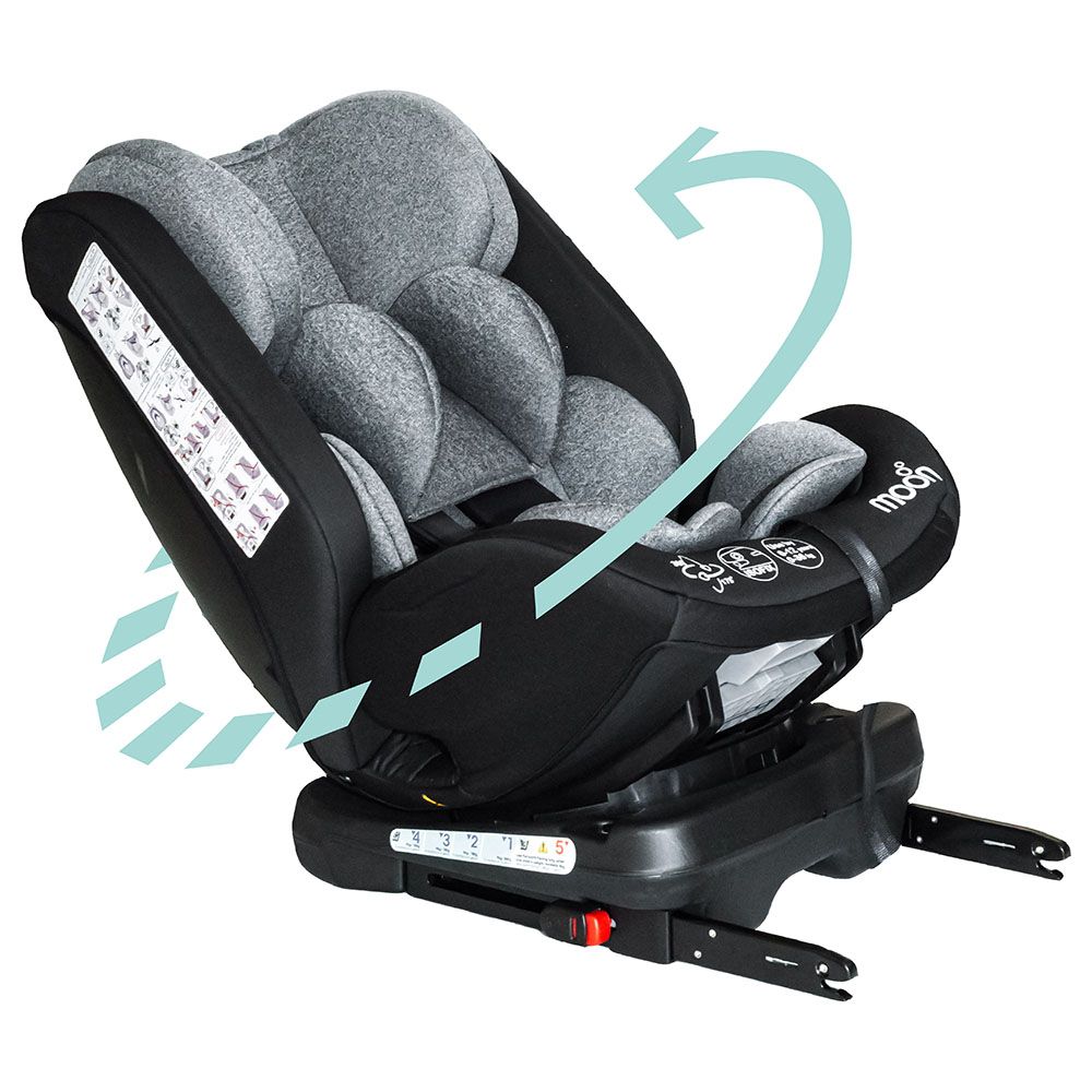 Moon - Rover Baby/Infant Car Seat 360 Degree Rotate - Black