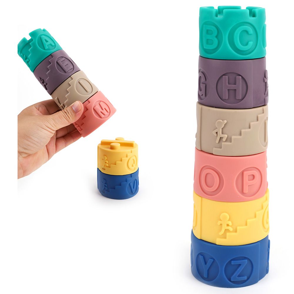 Moon - Baby Educational Toys Blocks 6pc-Set