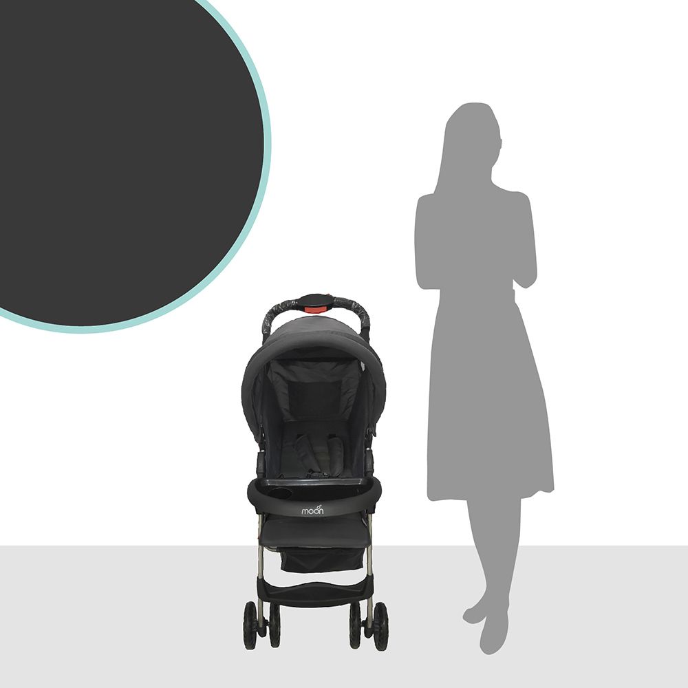 Moon - Baby Stroller - Black