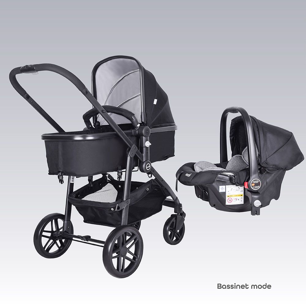 Moon - Tres 3-In-1 Travel System - Black