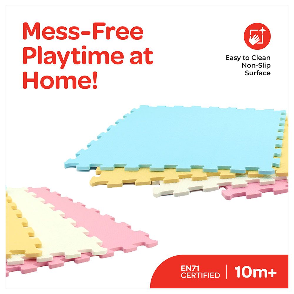 Moon - Puzzle Activity Floor Mat - Colour Puzzle - 4pcs