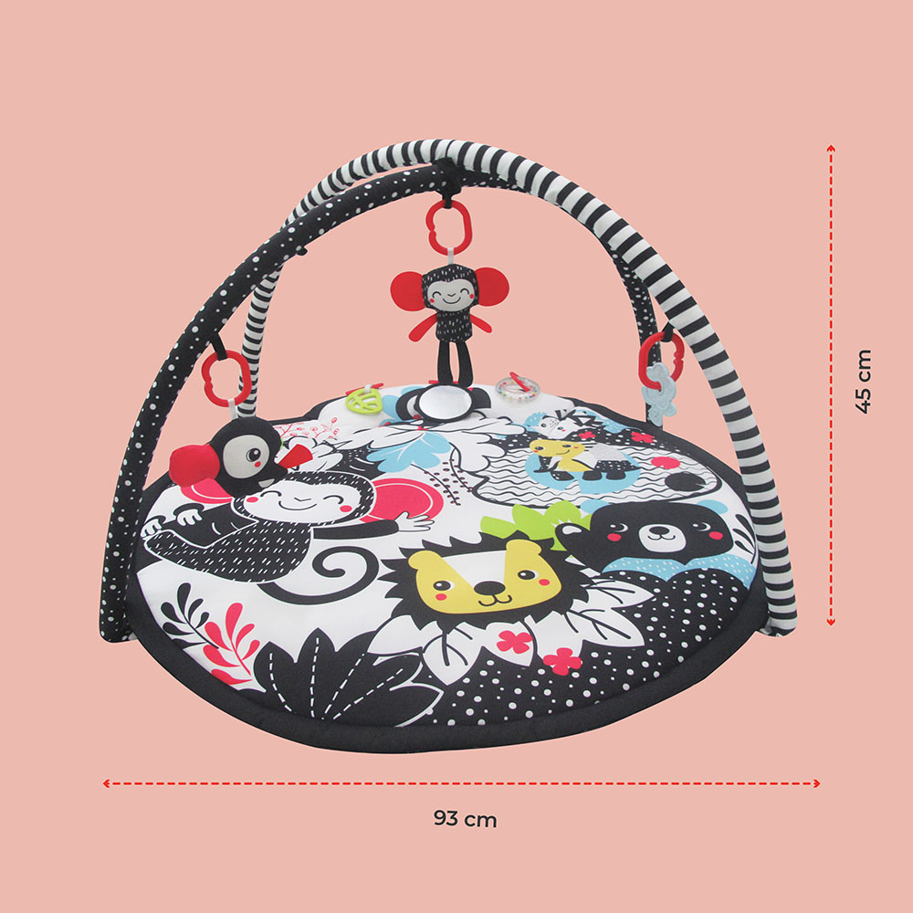 Buy Moon Chirpy Portable Activity Gym Play Mat Black at The Affordable Price Mumzworld